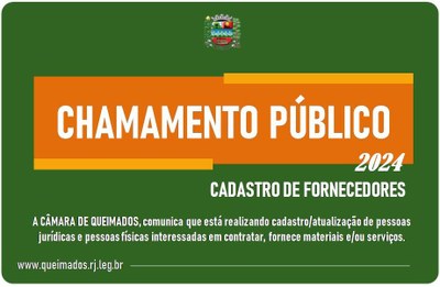 Imagem Chamamento Público 2024