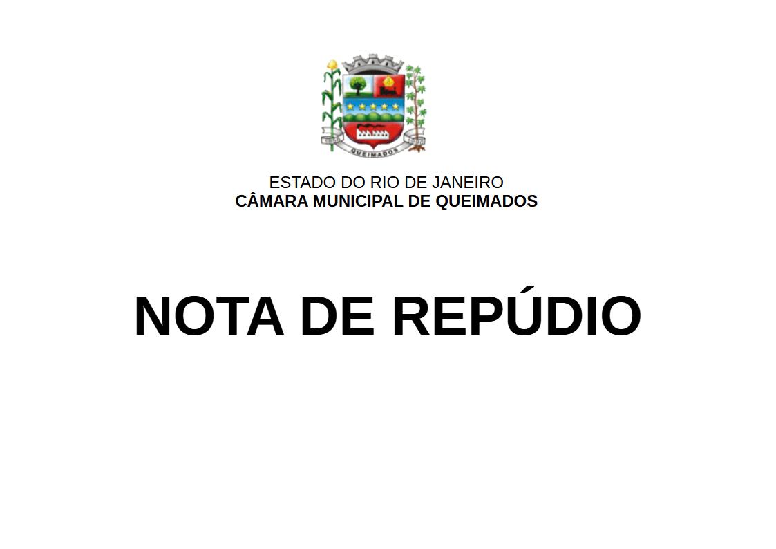 NOTA DE REPÚDIO